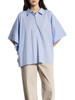 Jc Sophie camicia donna Lilo maniche pipistrello celeste