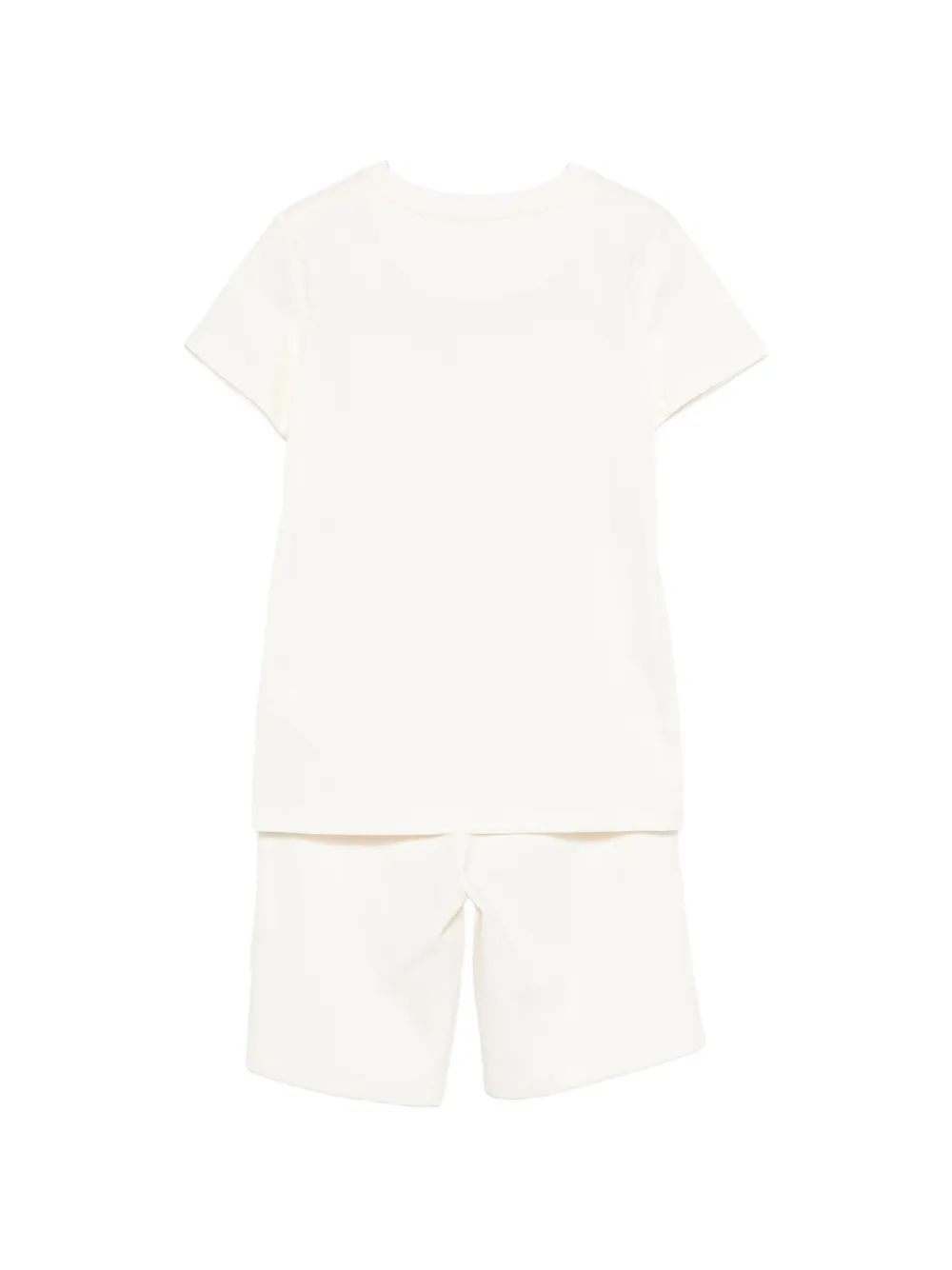 Just Cavalli completo bambino T-shirt  e shorts panna JBP26023CJ PRISTINE-PRISTINE JUST CAVALLI 