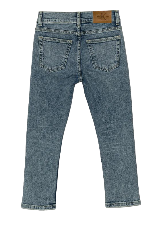 Calvin Klein Jeans jeans Dad fit in denim rigido lavaggio blu IB0IB02191 1A4 Calvin Klein Jeans 