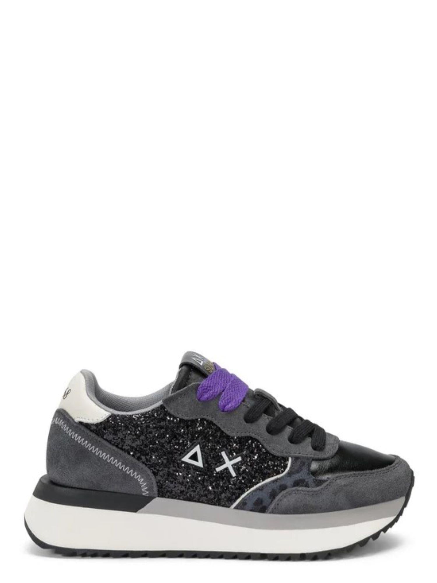 Sun68 sneakers donna Big Ally Glitter nero Z45212 NERO SUN68 