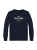 Tommy Hilfiger T-shirt manica lunga in jersey con logo Monotype blu