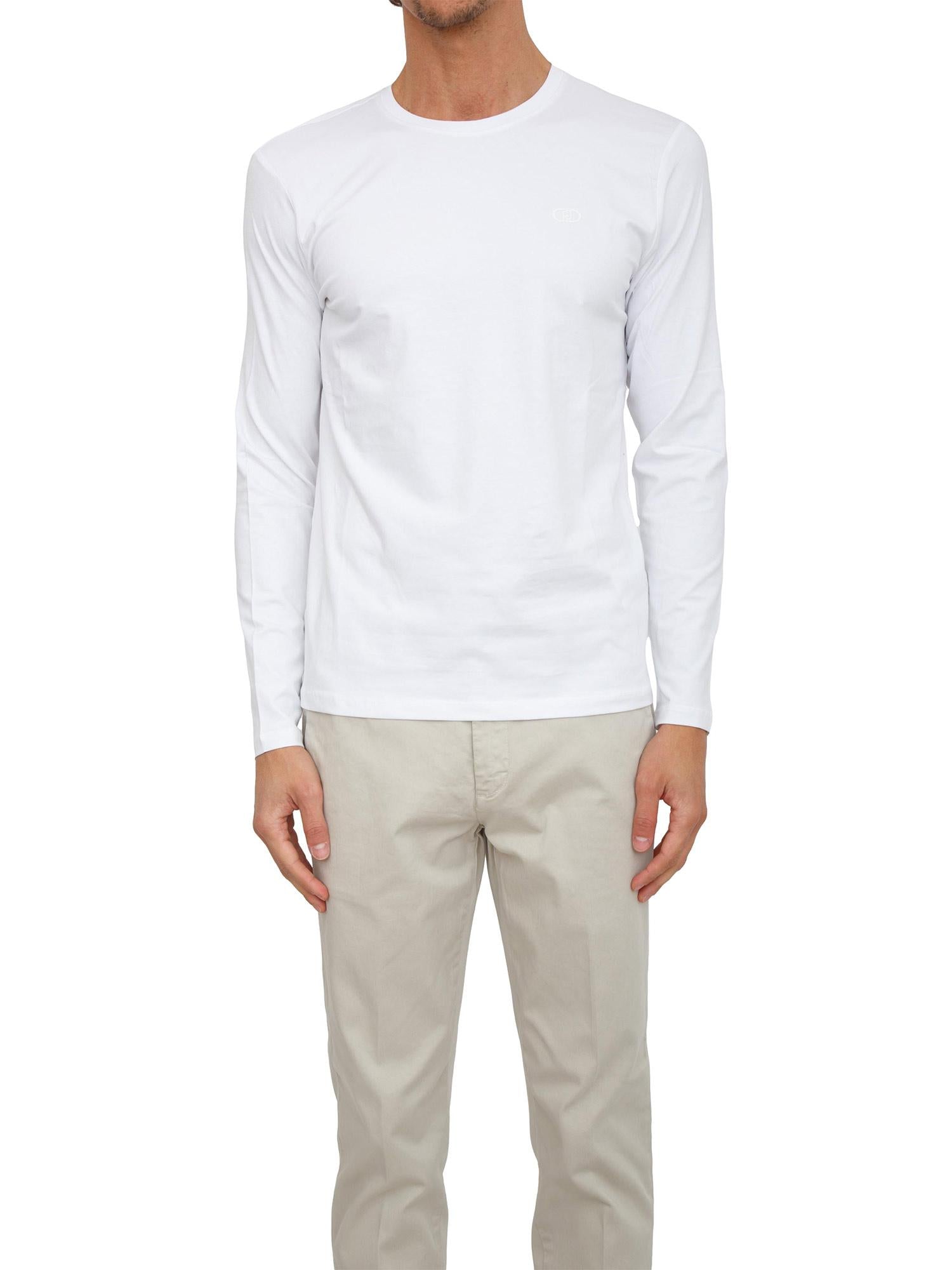 Liu Jo T-shirt manica lunga uomo bianco QXX079J4997 14001 LIU JO 