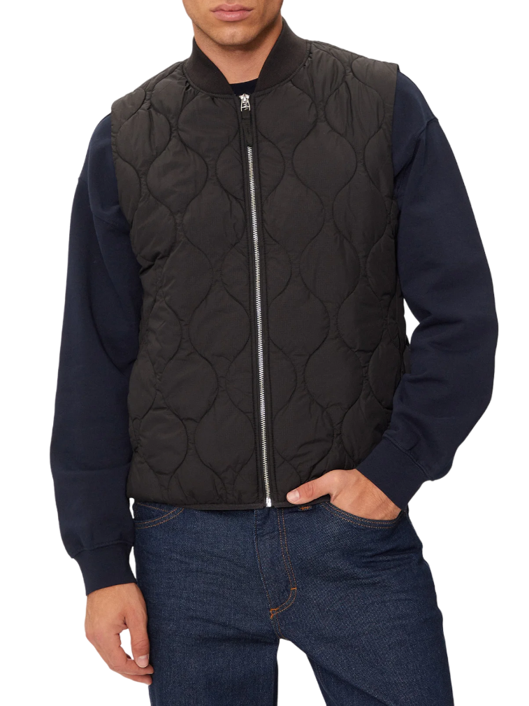 Jack&jones gilet imbottito koda nero