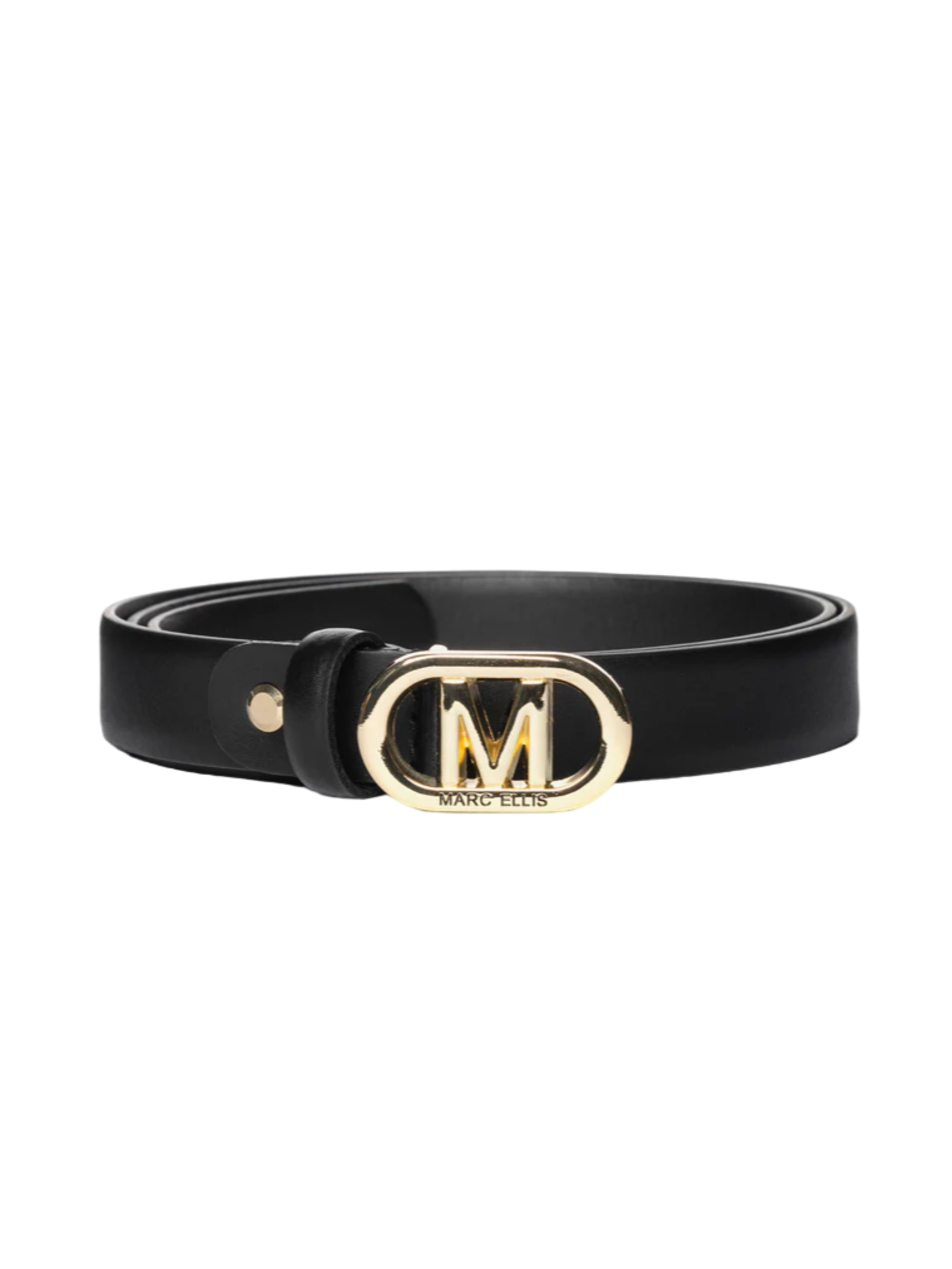 MARC ELLIS ME BELT-114BLACK-GOLD