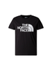 The North Face T-shirt bambino con logo nero