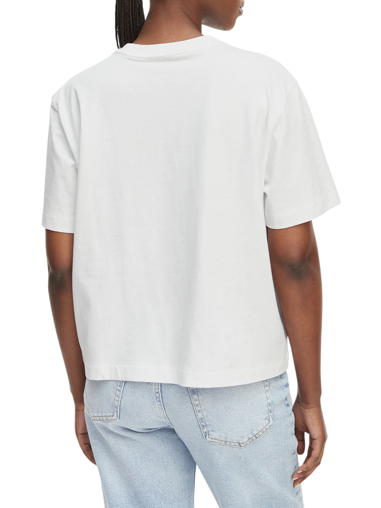 Calvin Klein T-shirt donna manica corta donna bianco LV047F820G YAF Calvin Klein Jeans 