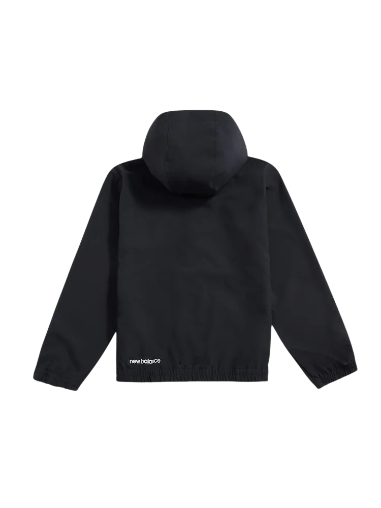 New Balance giacca bambino con zip e cappuccio nero YJ6141EE BK NEW BALANCE 
