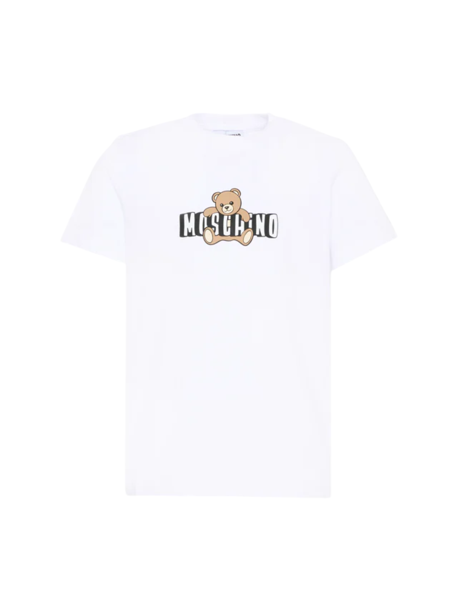 Moschino T-shirt bambino manica corta con orsetto bianco HZM058-LAA03 10101 MOSCHINO 