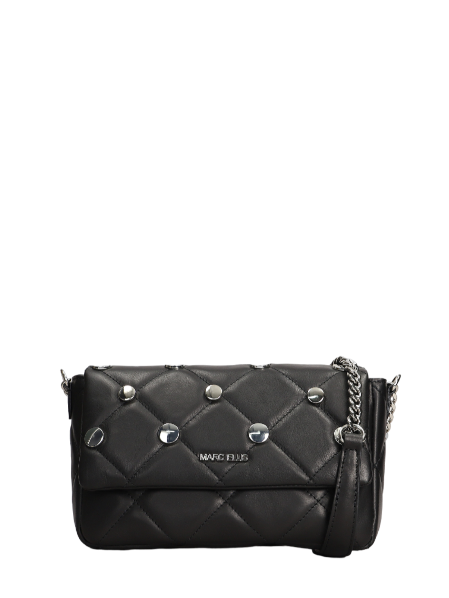 Marc Ellis borsa a tracolla in pelle Austin Pouch nero