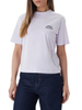 Calvin Klein Jeans T-shirt manica corta con logo ricamato lilla