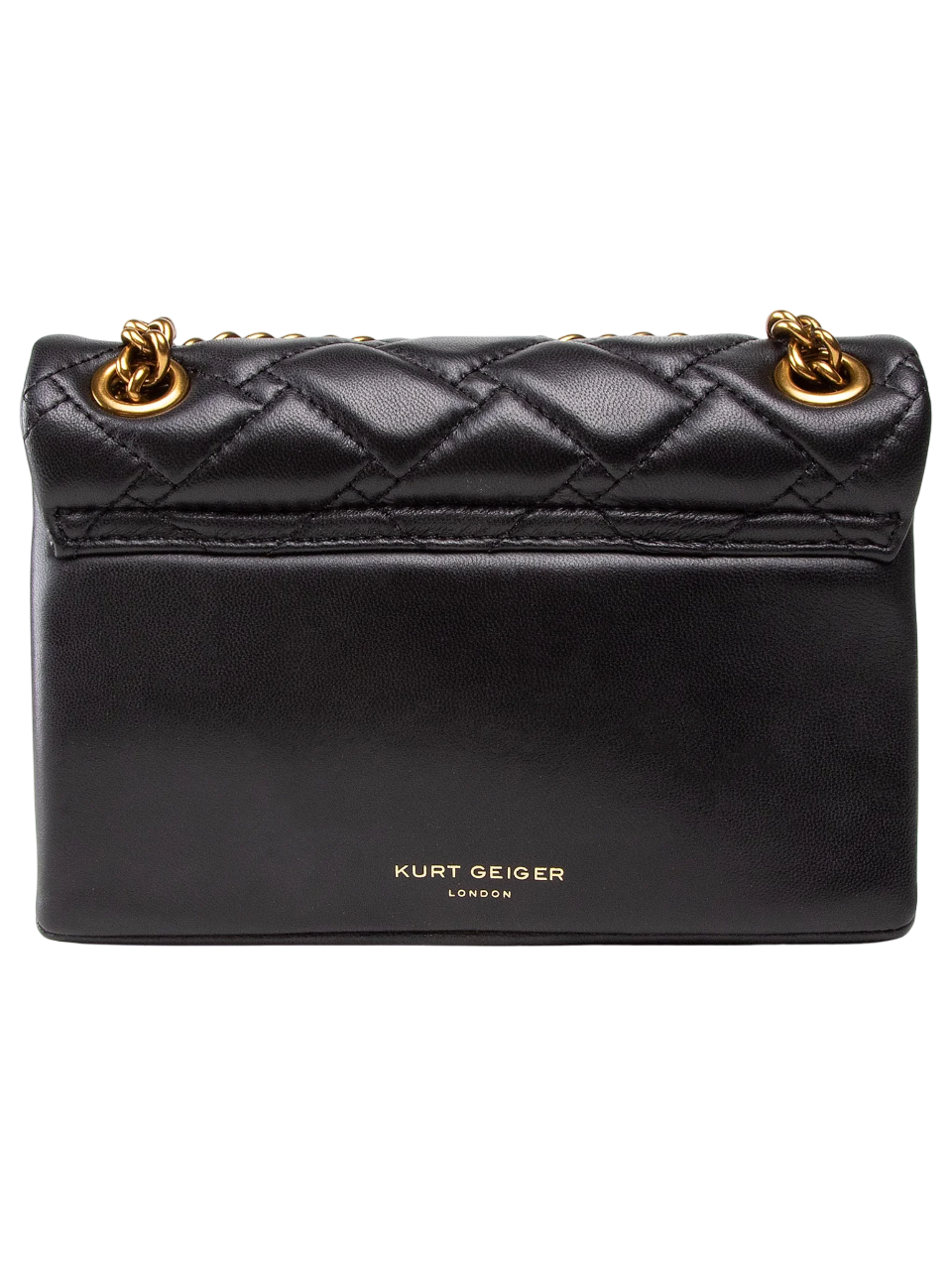Kurt Geiger borsa a spalla Kensington mini in pelle nero 1470805109 BLACK-COMB KURT GEIGER 