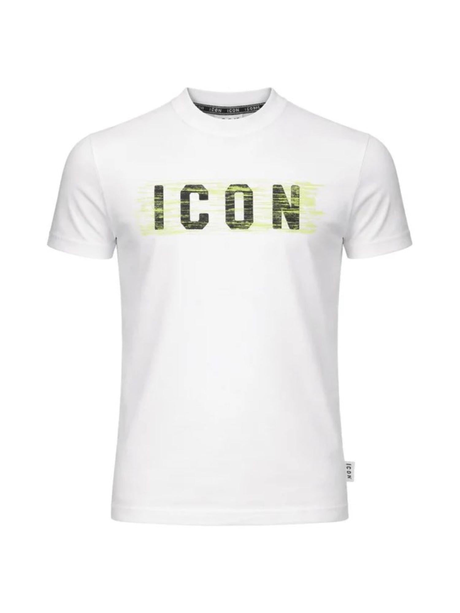 Icon T-shirt manica corta bambino con logo bianco IBKS001259 1000 ICON 