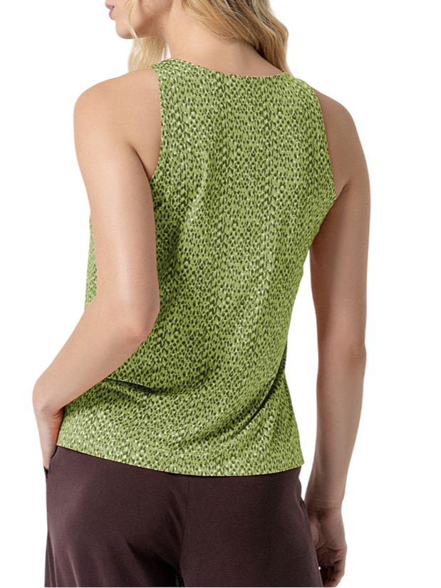 Surkana top in fantasia verde 525ORLY013 60 SURKANA 