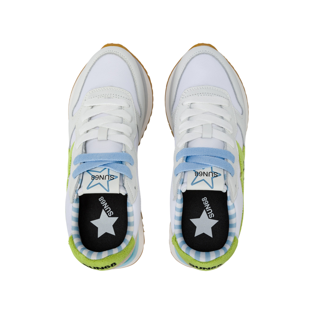 SUN68 Z35215BIANCO-LIME