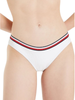 Tommy Hilfiger slip mare in nylon a costine bianco