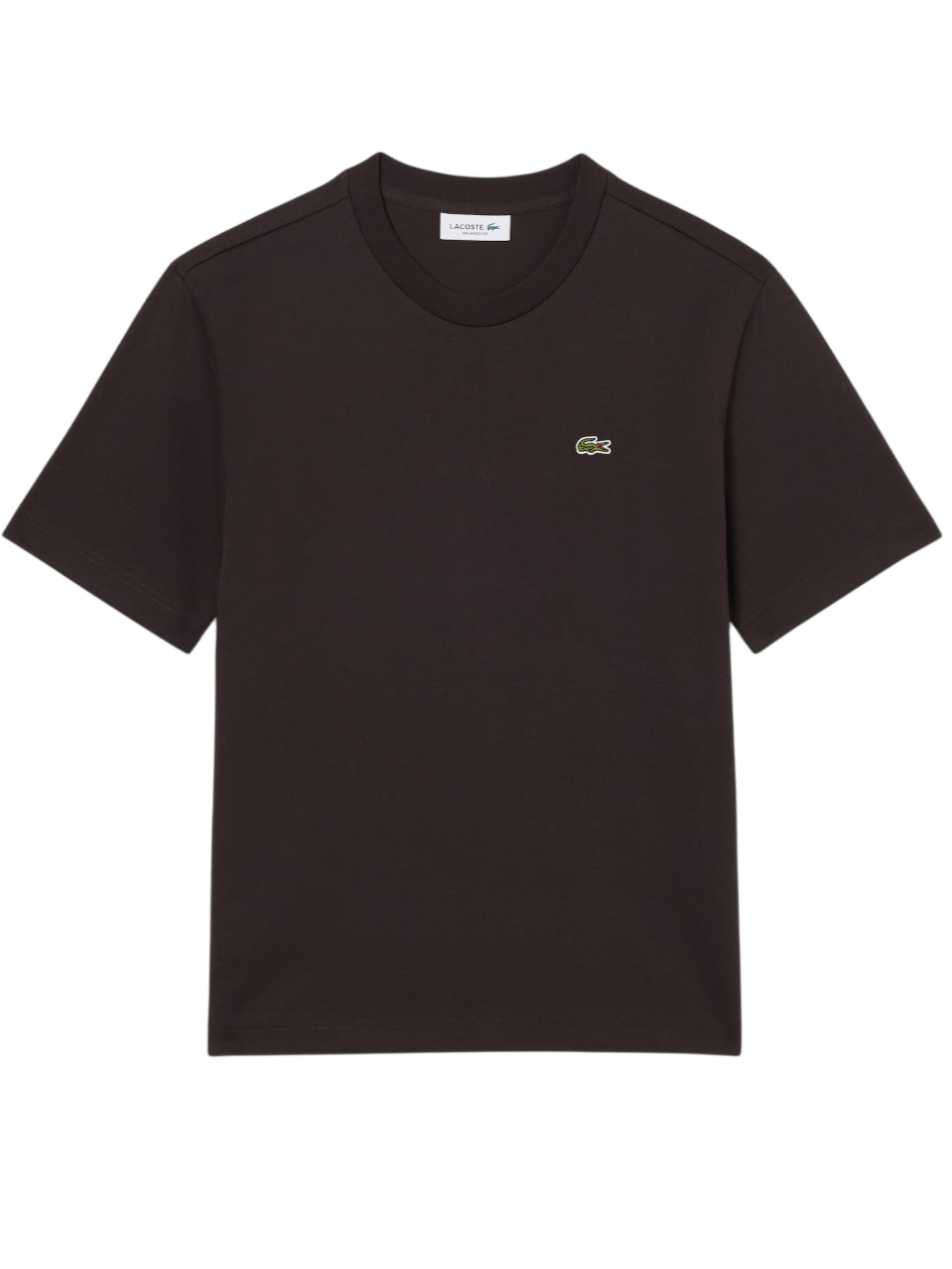 Lacoste T-shirt manica corta donna in jersey marrone TF7215 3LA LACOSTE 