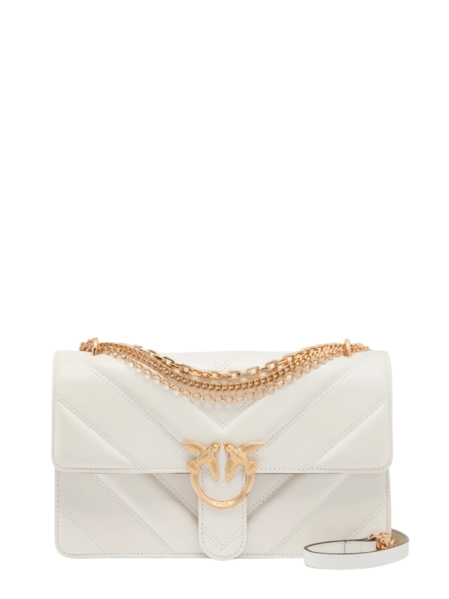 Pinko borsa Love One Classic tripla catena bianco 106294-A26Z Z15Y PINKO 
