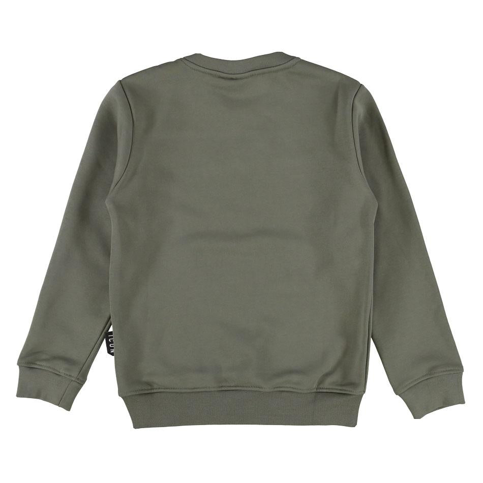 Icon felpa bambino con logo verde IBSW00842 4012 ICON 