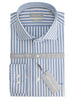 Michael Kors camicia uomo a righe slim fit celeste bianco