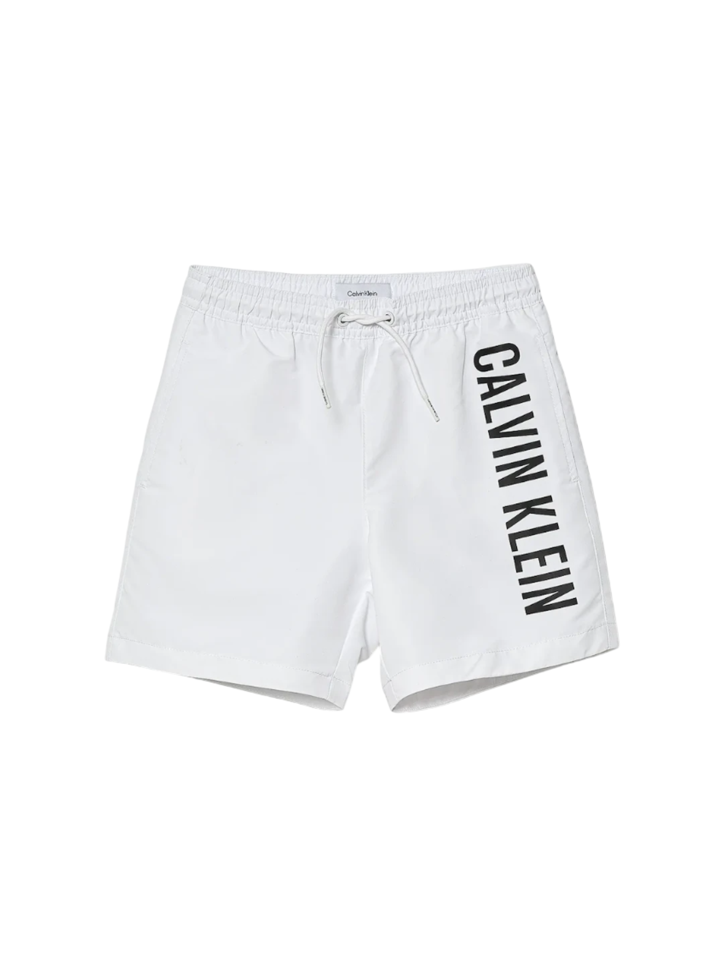 Calvin Klein boxer mare bambino stampa logo bianco KV0KV00053 YCD Calvin Klein Beachwear 