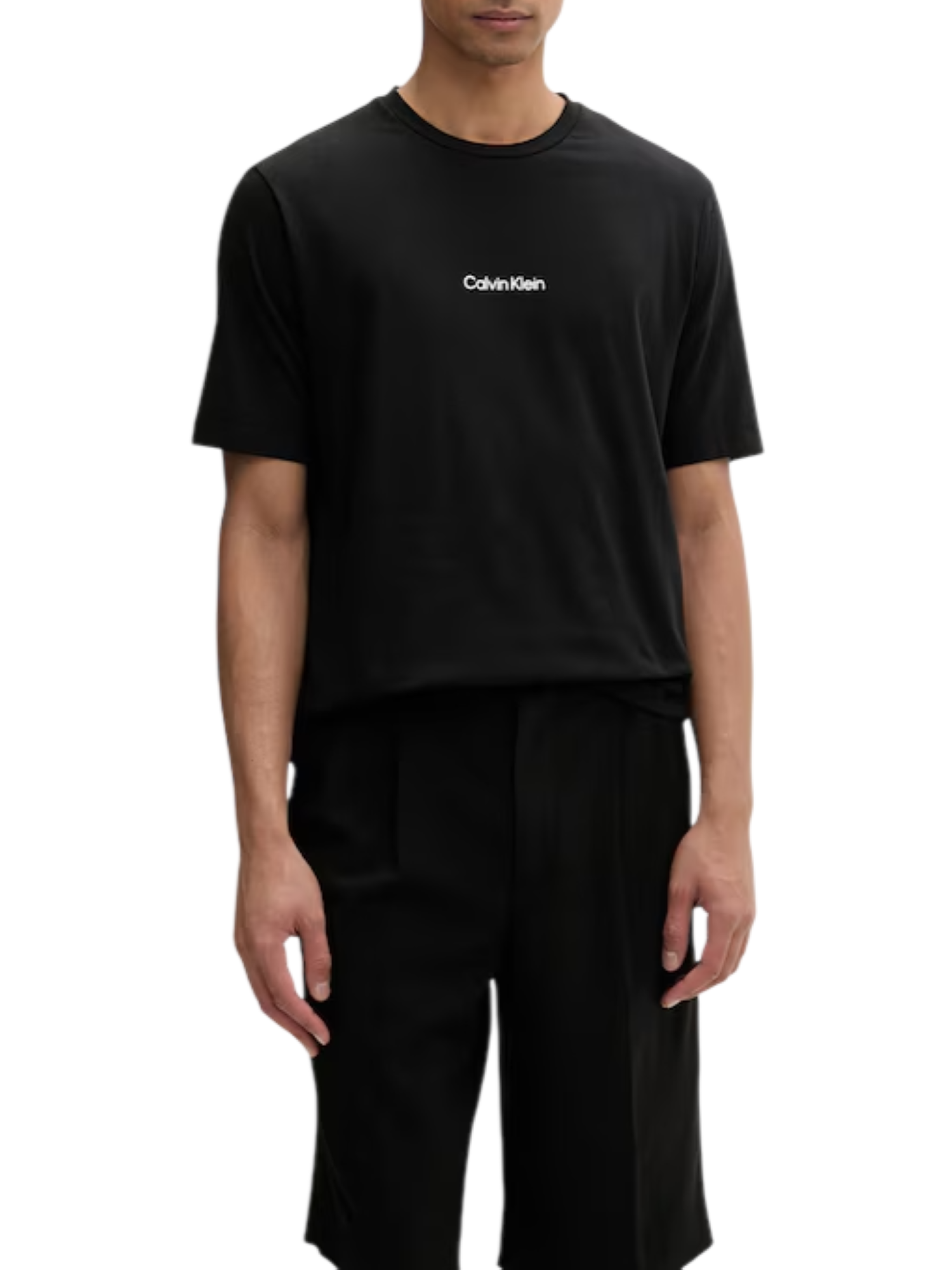 Calvin Klein T-shirt uomo manica corta con logo nero LV00NM3021 UB1 Calvin Klein Beachwear 
