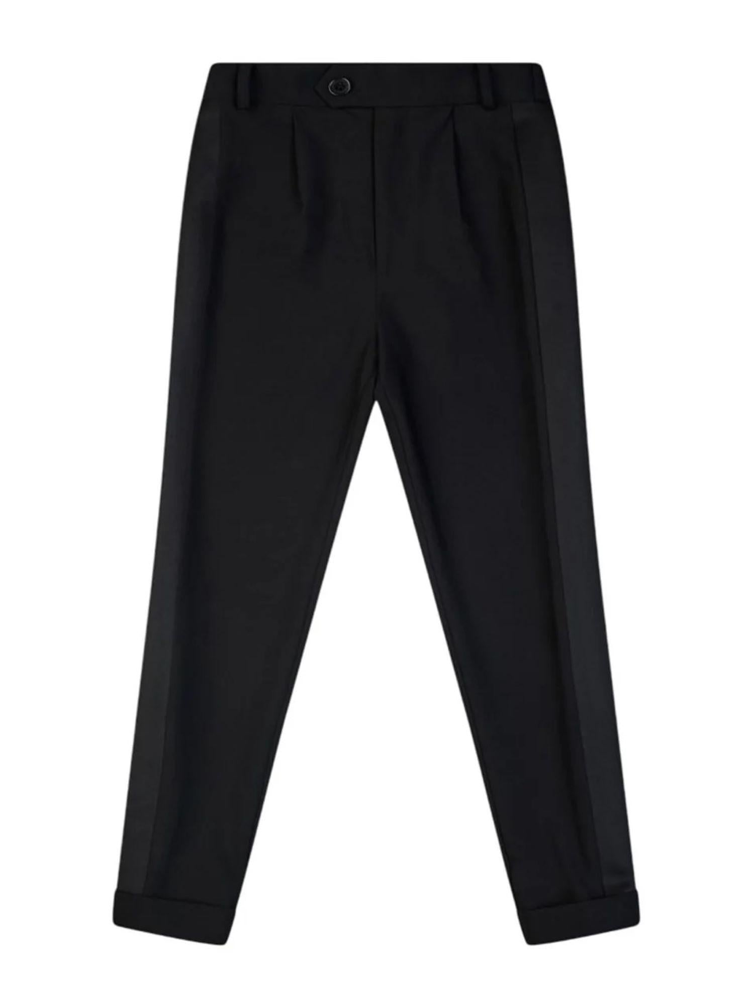 John Richmond pantaloni Rab con pinces nero RBP25027PA BLACK John RICHMOND 