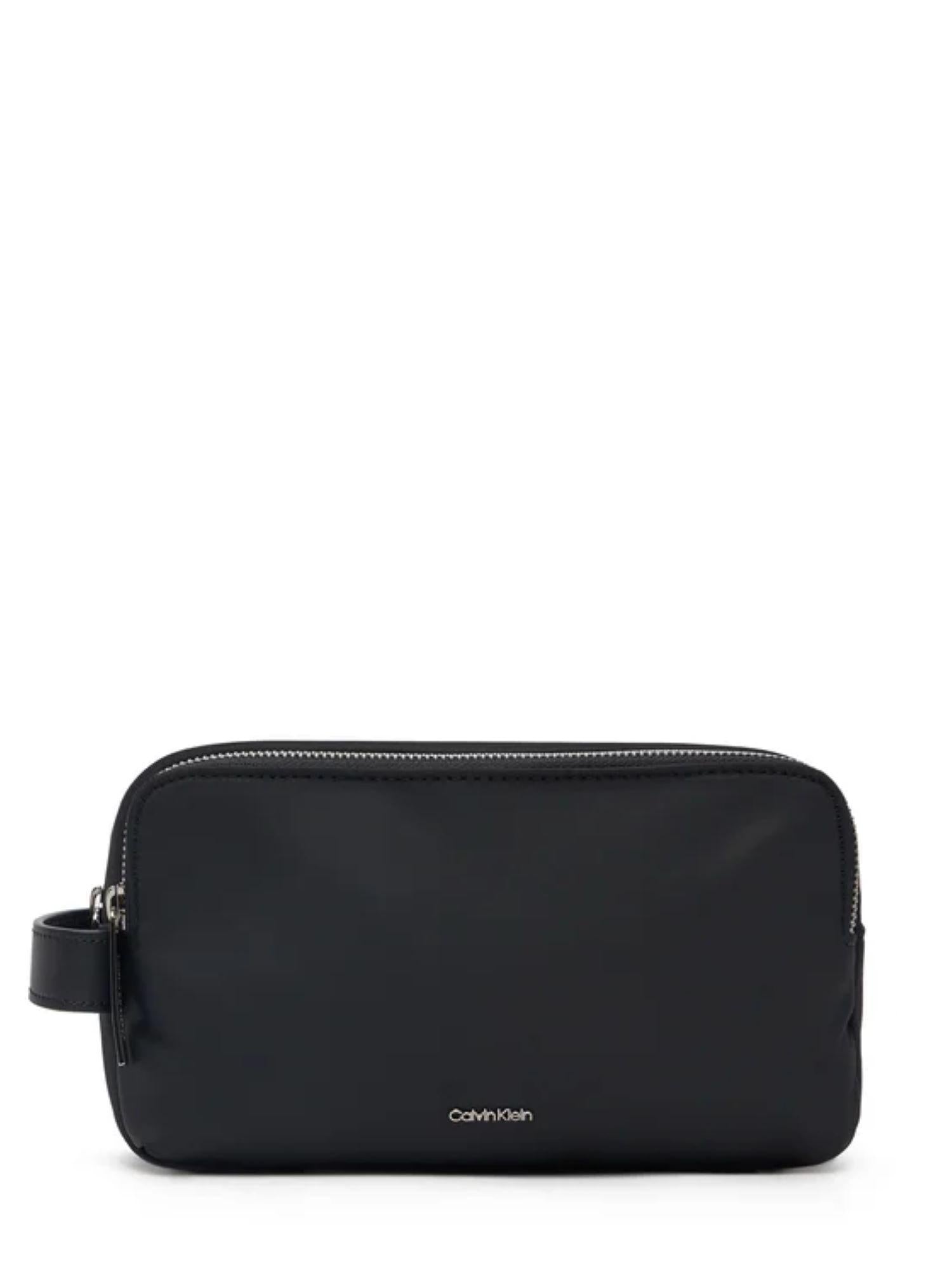 Calvin Klein pochette in tessuto con zip nero K50K512952 BEH Calvin Klein Accessori 