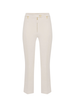 Elisabetta Franchi pantaloni slim in crepe panna
