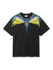 County of Milan T-shirt uomo con stampa iconica nero