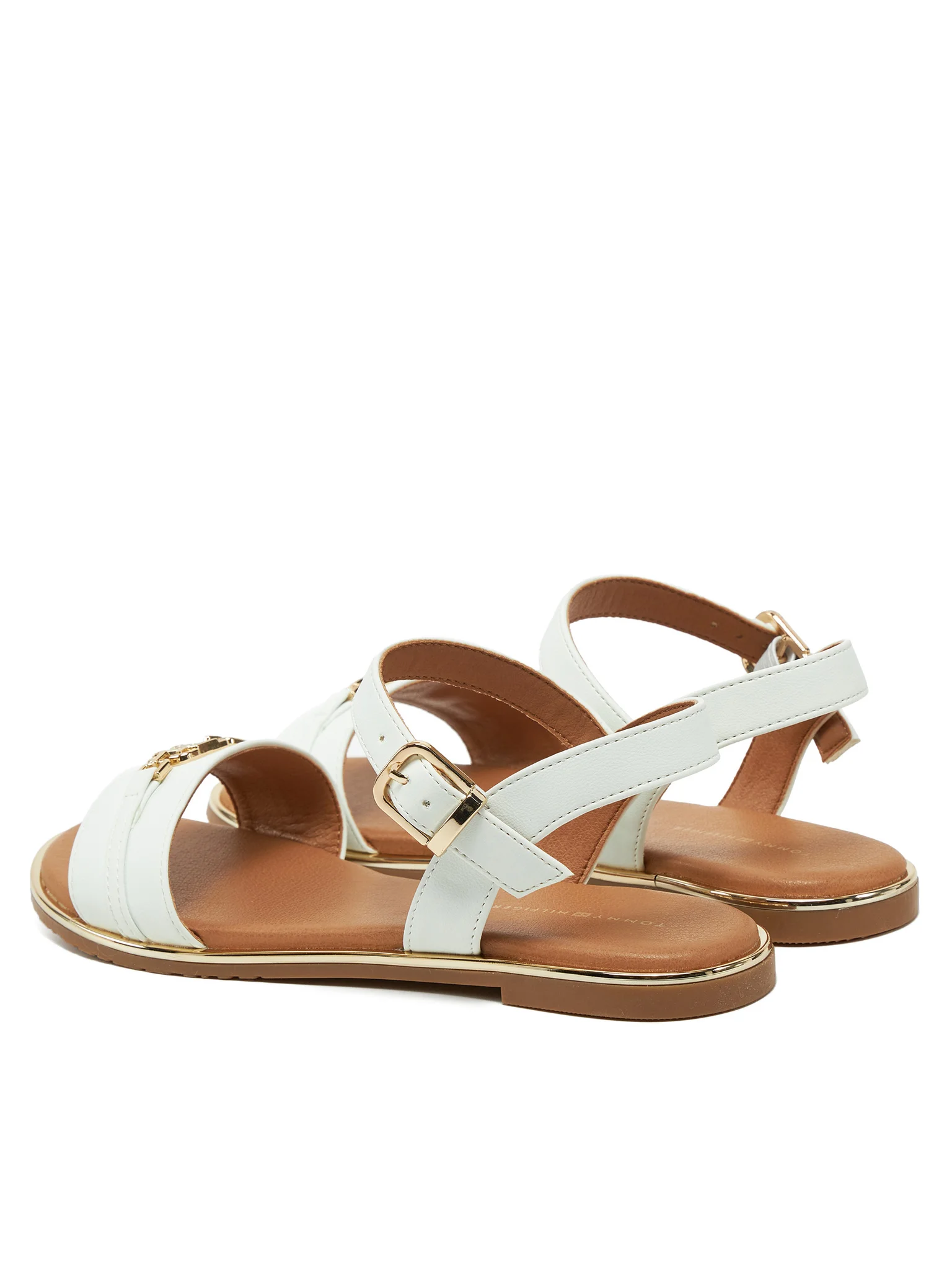 Tommy Hilfiger sandali bambina in ecopelle con placca logo bianco T3A2-33778-0326 100 Tommy Hilfiger 