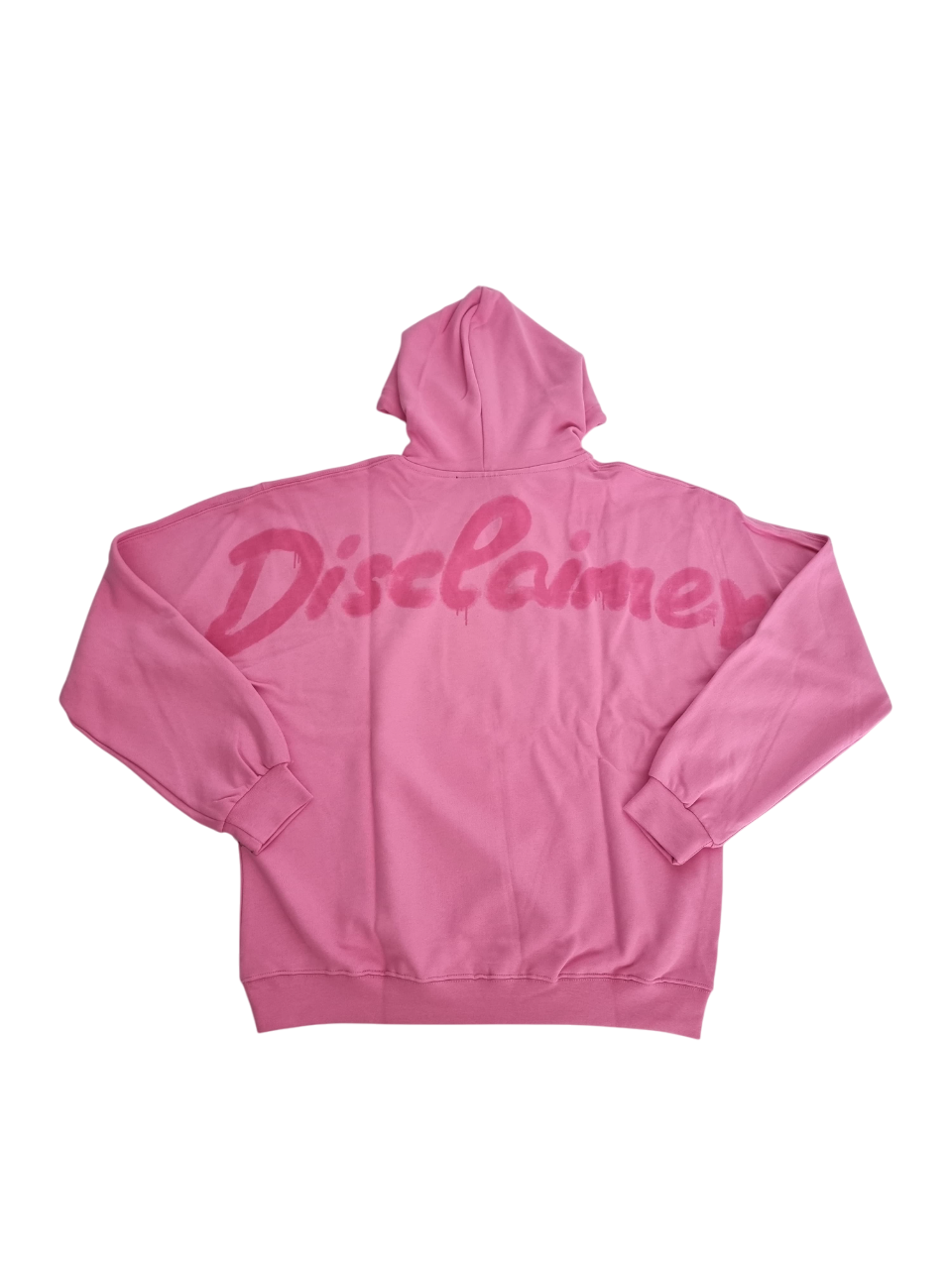 Disclaimer felpa con cappuccio logata rosa 54652 ROSA BUBBLE-ST.ROSA BUBBLE DISCLAIMER 