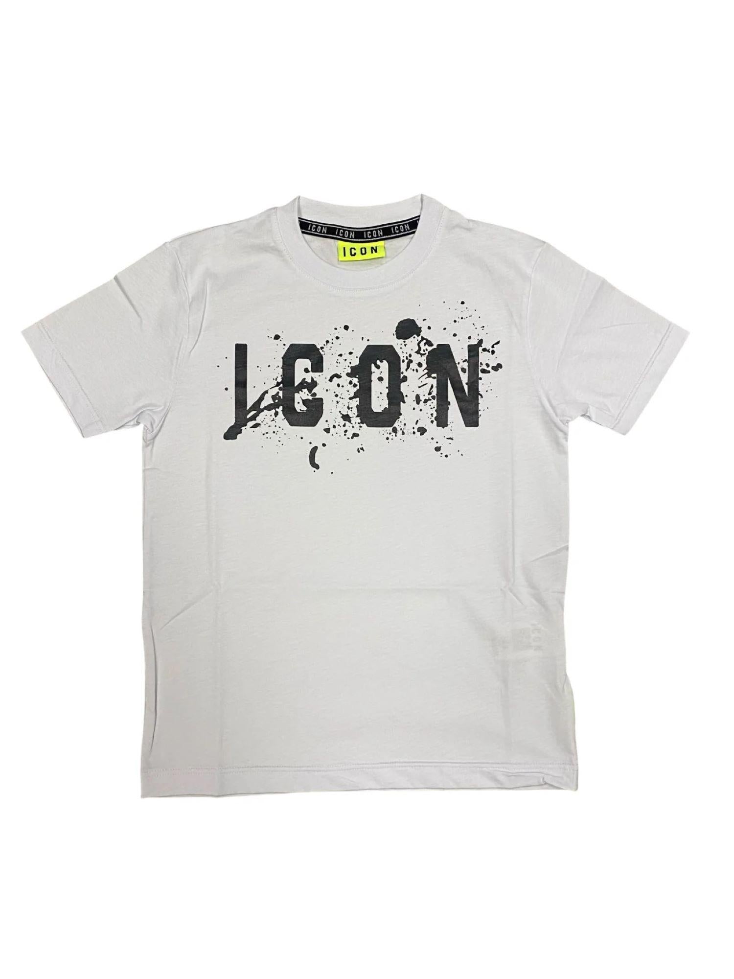 Icon T-shirt maniche corte con stampa logo bianco IBKS00520 1000 ICON 