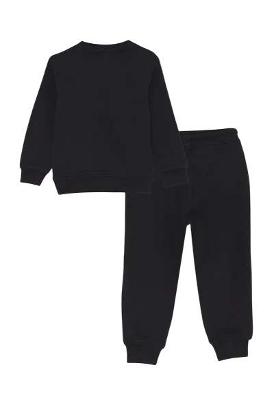 John Richmond tuta sportiva neonato con logo nero RIA25087CF BLACK John RICHMOND 
