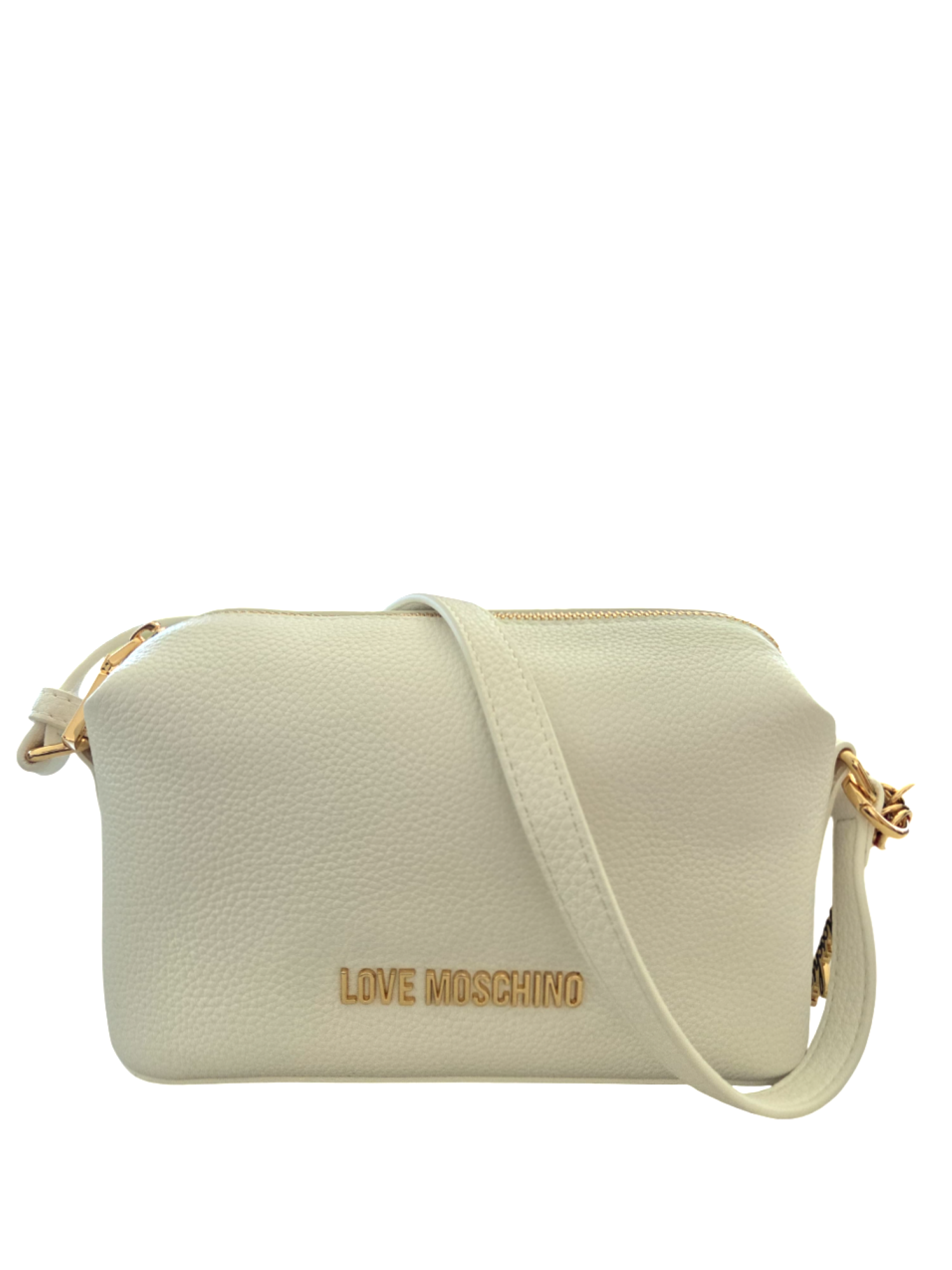 Love Moschino borsa a tracolla in ecopelle martellata bianco JC4307PP0M-K11 10A MOSCHINO LOVE 
