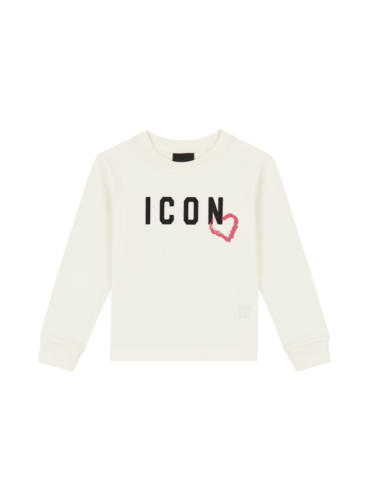 Icon T-shirt bambina manica lunga panna INGKL00901 1001 ICON 