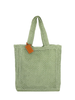 Me Fui borsa mare a mano in paglia verde
