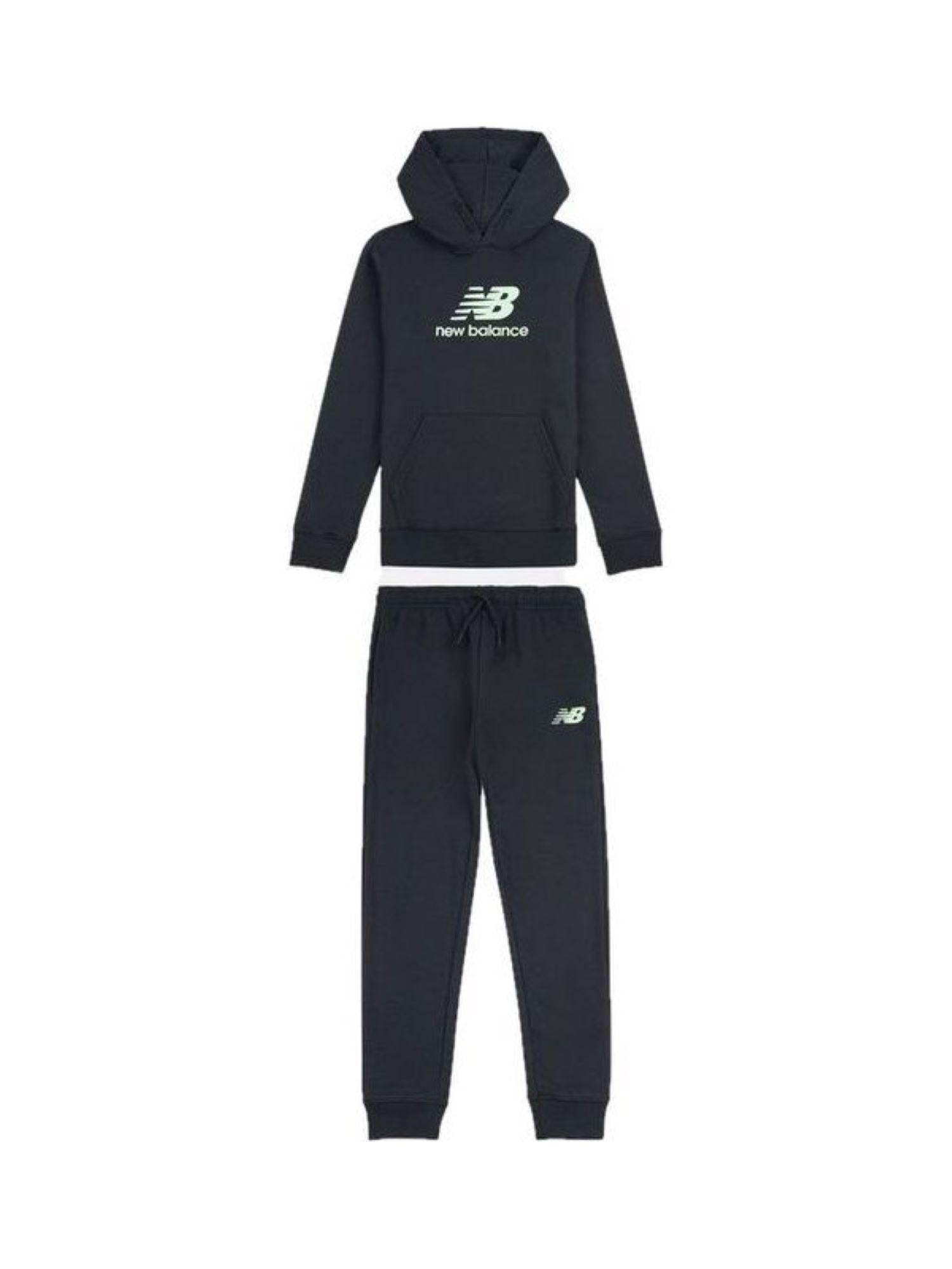 New Balance completo bambino felpa e pantaloni nero LAKB0322 BK NEW BALANCE 