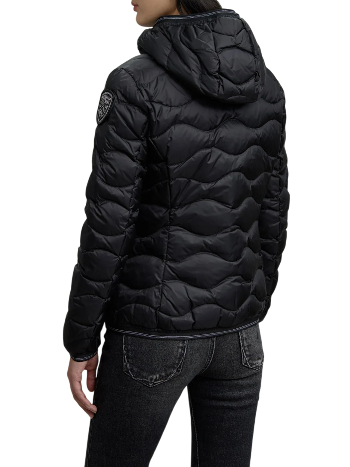 Blauer piumino donna Camelia con cappuccio nero 25WBLDC03095-006047 999EI BLAUER 