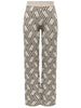 Only pantalone in maglia Anny ecrù