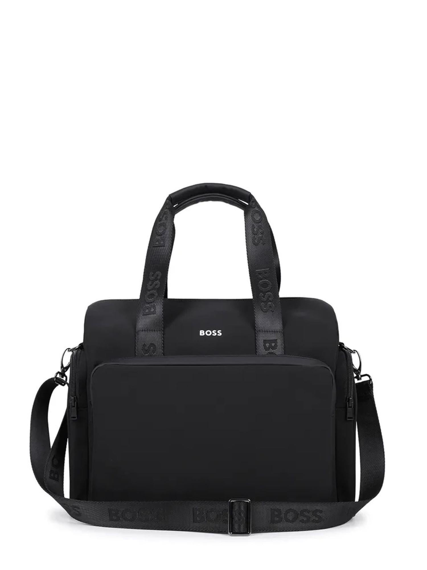 Boss borsa cambio neonato con fasciatoio unisex nero J53107 NERO BOSS 