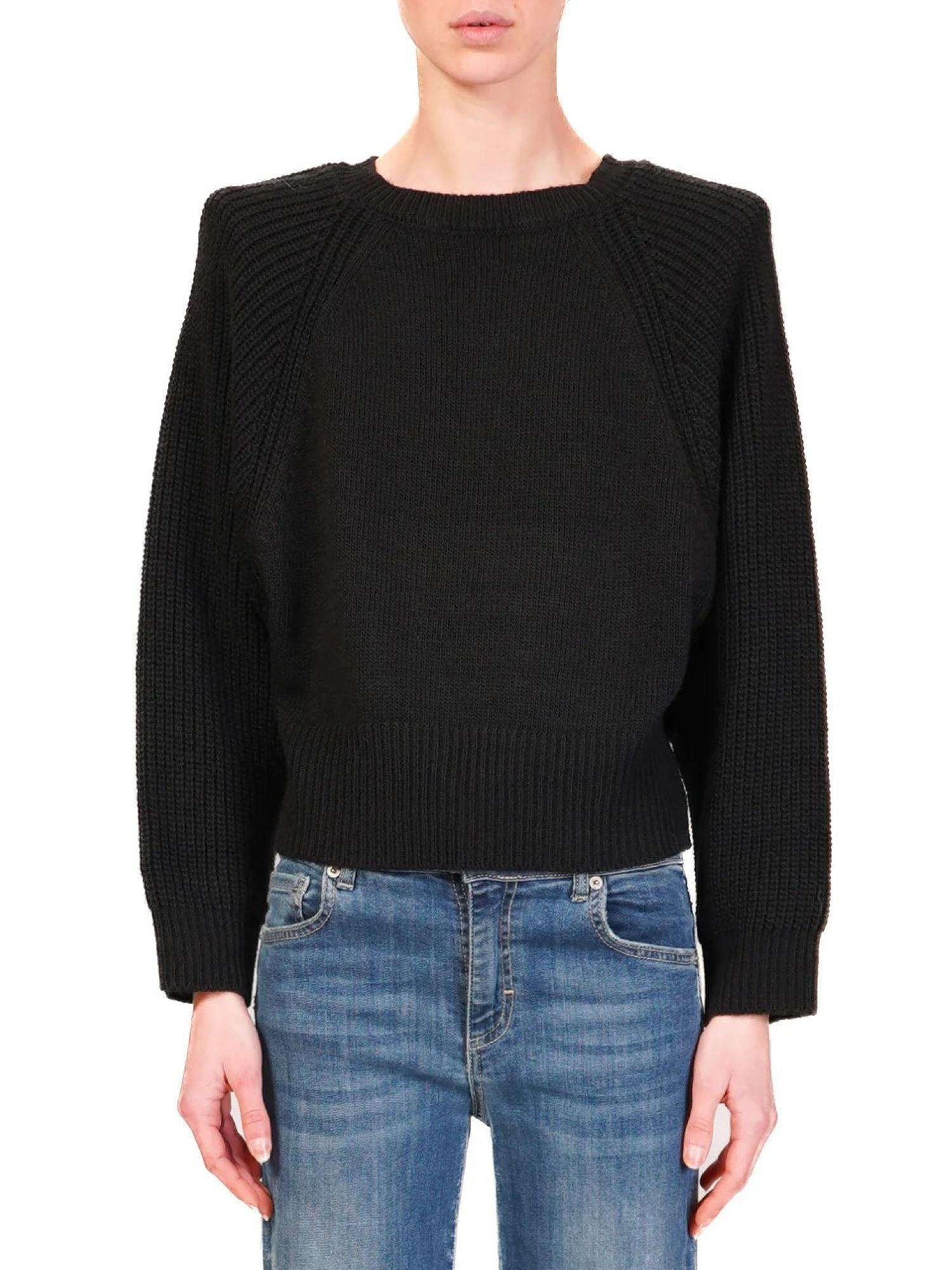 Haveone maglia a costine con spalline nero MPQ-M195 NERO HAVEONE 