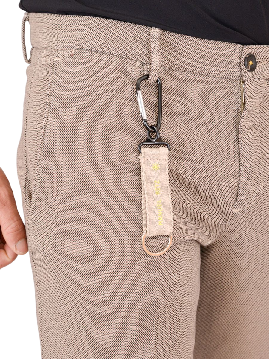 Manuel Ritz pantaloni uomo skinny beige 3932P1408TC-253581 24 MANUEL RITZ 