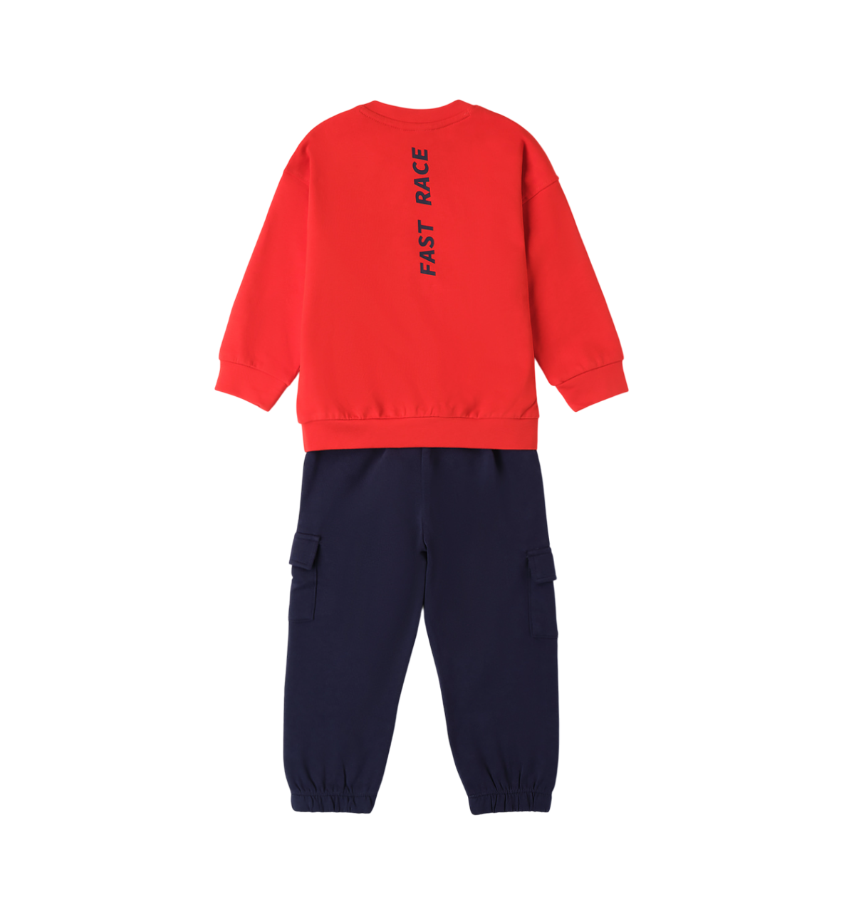 iDo completo sportivo felpa e pantaloni rosso blu 4B442 2234 iDO 