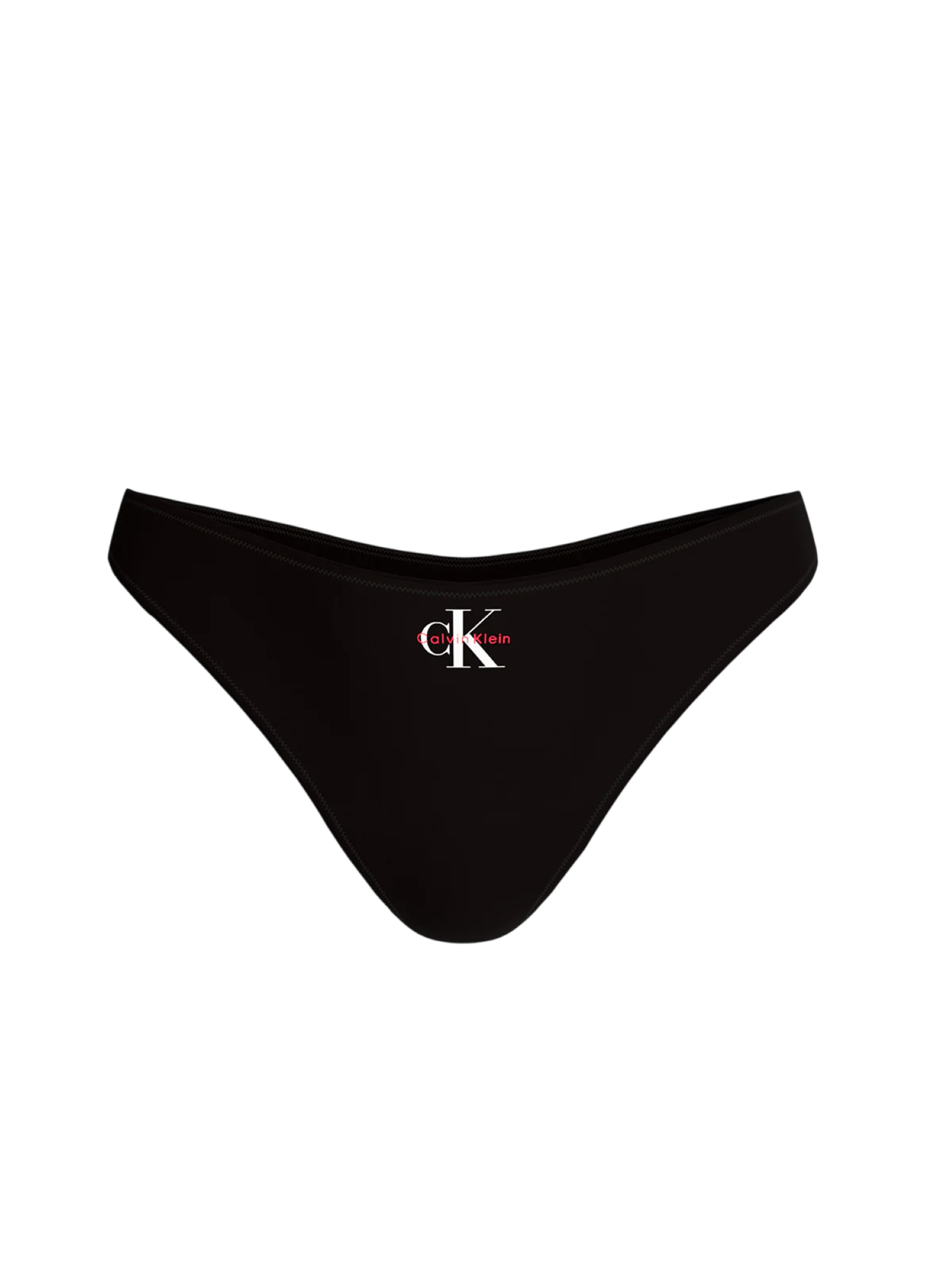 Calvin Klein slip perizoma mare donna con logo nero LV00Q61226 UB1 Calvin Klein Beachwear 