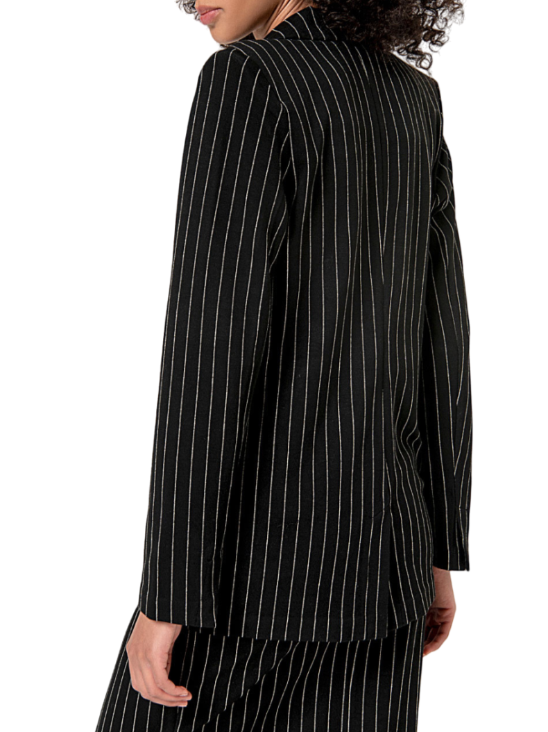 Surkana Blazer gessato diplomatico tinta unita Nero 564NEDI315 00 SURKANA 