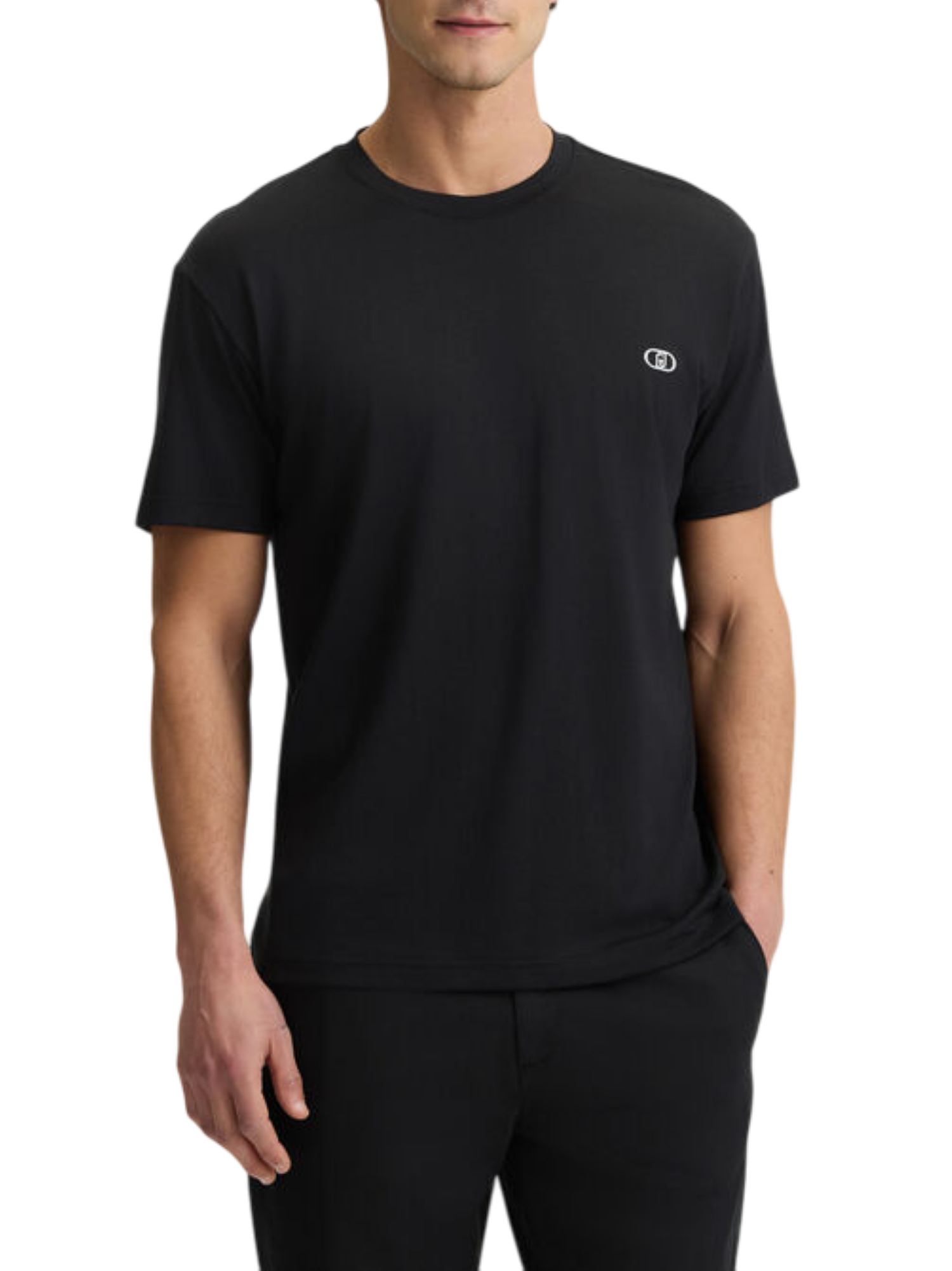 Liu Jo T-shirt maniche corte basic con logo nero QA5174J4805 22222 LIU JO 