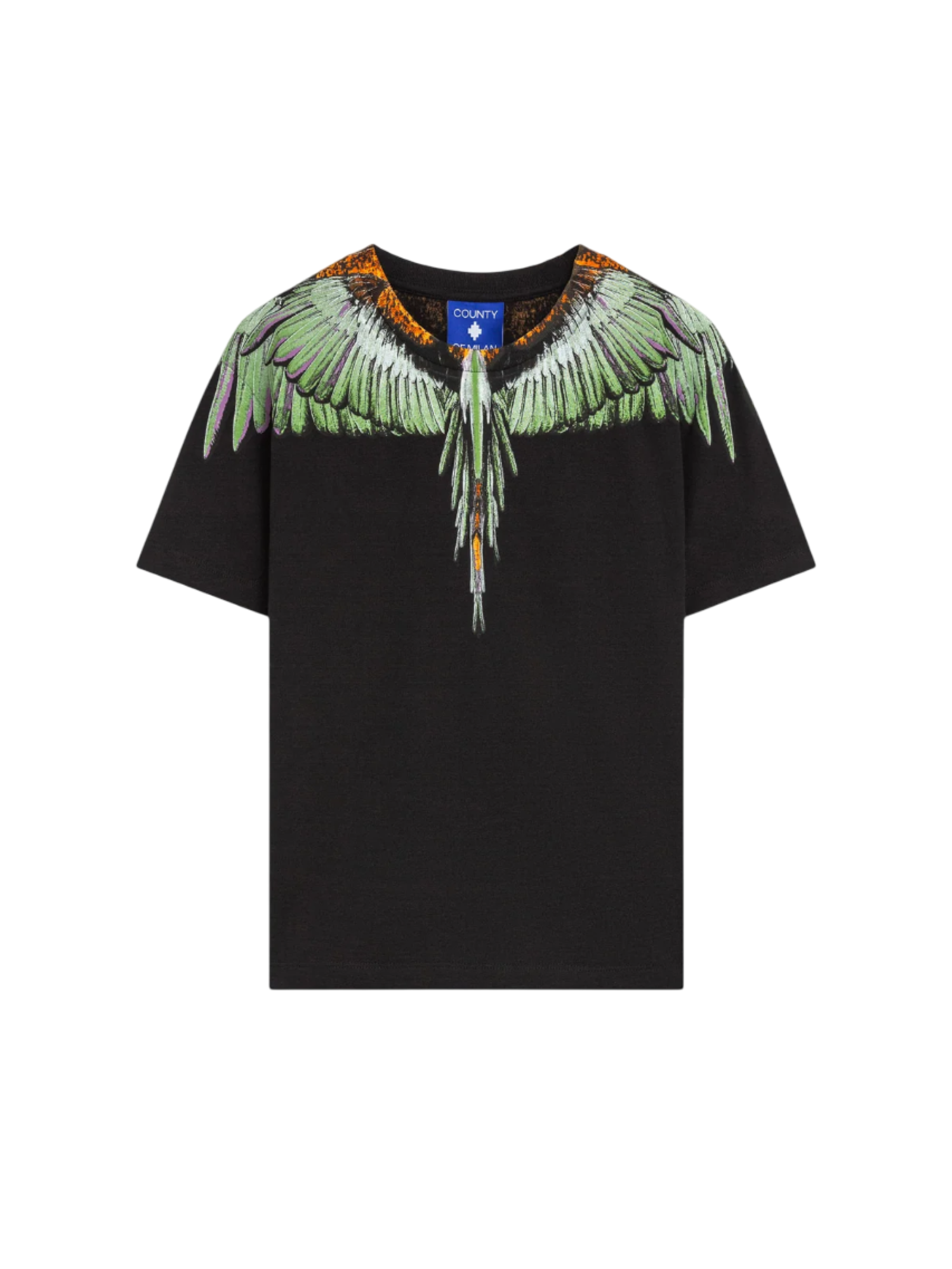 County of Milan T-shirt bambino con stampa iconica nero F5CMJBTH063 110 COUNTY OF MILAN KIDS 