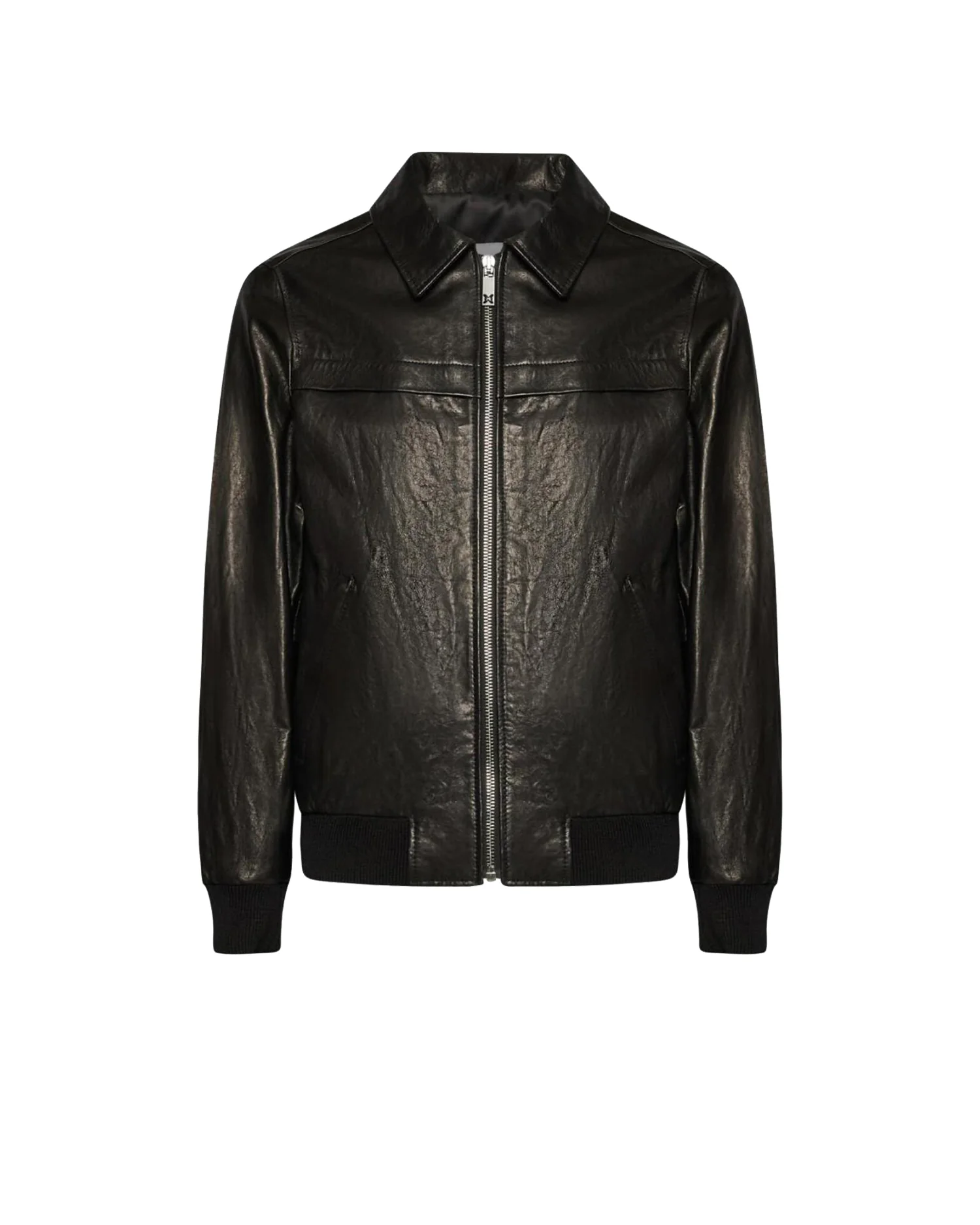 John Richmond giubbino uomo in pelle nero UMA25101GB BLACK John RICHMOND 