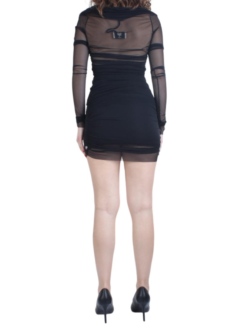 Aniye By abito corto in tulle Lena nero 181234 00336 ANIYE BY 
