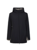 Suns giubbino con cappuccio Marmolada fur nero